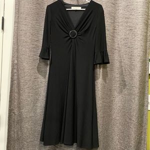 Women tea length dress , quarter sleeve